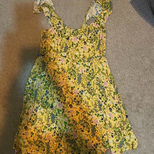 Old Navy Yellow wild flower dress